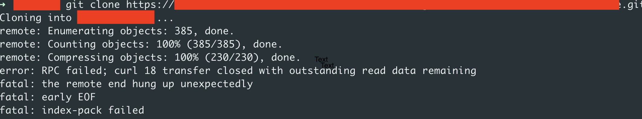 git-clone-or-push-hung-up-unexpectedly